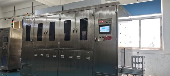 1-10 rpm Lavadora automática de cestas, equipo de limpieza de cestas industrial estable