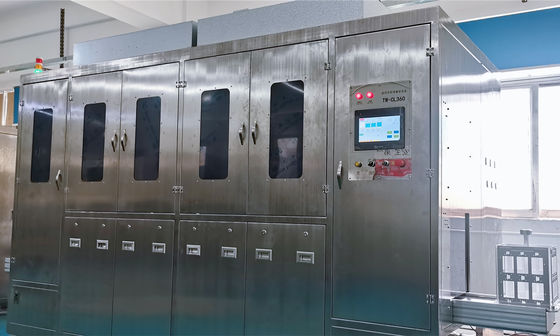 Máquina de lavado de cajas de plástico estable de 18 kW con función múltiple con aerosol