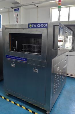 Máquina de limpieza de flujo de paletas estable CE, limpiadora de soldadura de onda automática práctica