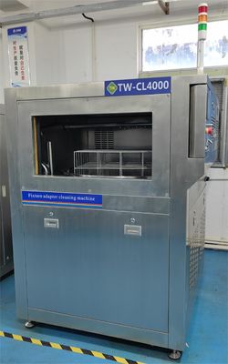 32KW 80L Limpiador de fijaciones de soldadura por oleaje, máquina de limpieza de flujo de paletas de soldadura por oleaje