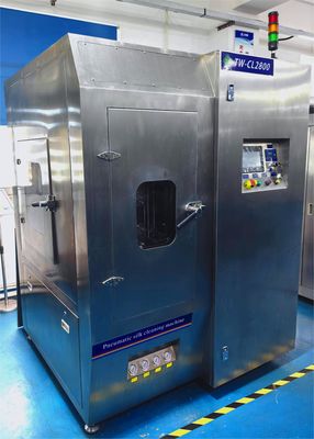 Máquina de limpieza de plantillas resistentes a los ácidos de tres fases anticorrosión