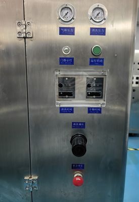 Equipo de limpieza de doble cámara para pantallas y planchas de planchas 400KG Capacidad Tiempo de limpieza 2-5 minutos