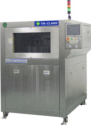 Máquina de limpieza de accesorios de soldadura de onda anti desgaste 550KG con rotación de spray